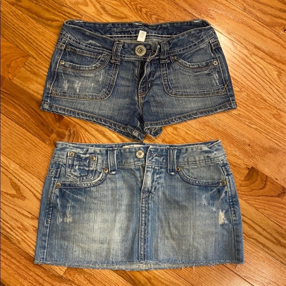 Aeropostale size 3/4 skirt and shorts
